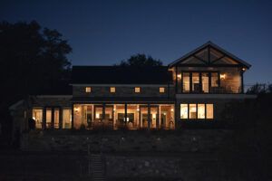 New home built by the lake by Bobby Wolfe Construction