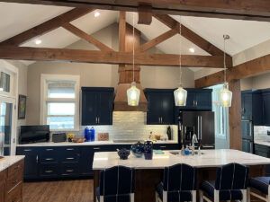 Custom Kitchen with Island Seating