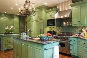Green Kitchen Remodel