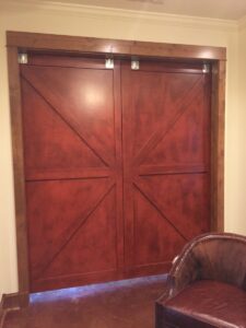 Interior, Sliding Barn-Style Doors